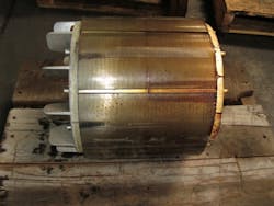 Figure 2. An HPM rotor. Figure 2. An HPM rotor.