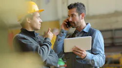 workers-talking-phone-tablet