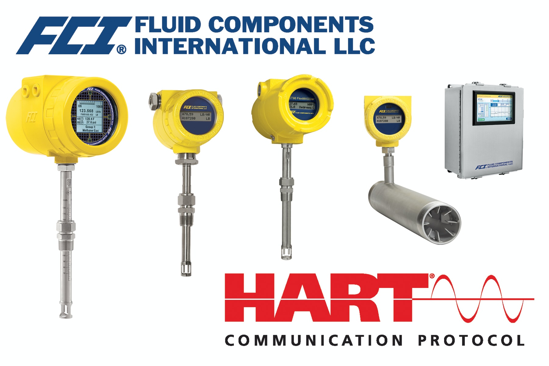 FCI's thermal flow meters with HART are designed for large industrial