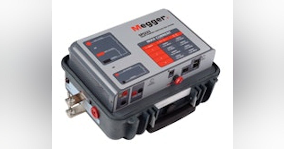 Megger’s SPI225 primary injection test system is able to eliminate ...