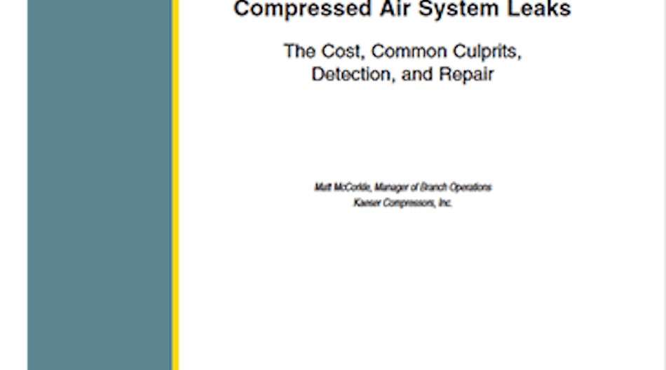 Compressed Air Systems Leaks
