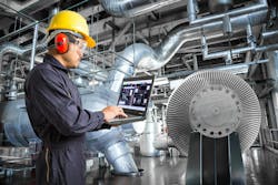 Figure 1. Vibration data permeates all levels of plant operation. Figure 1. Vibration data permeates all levels of plant operation.