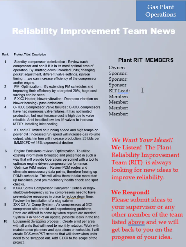 Why a structured reliability improvement team process is key to finding ...