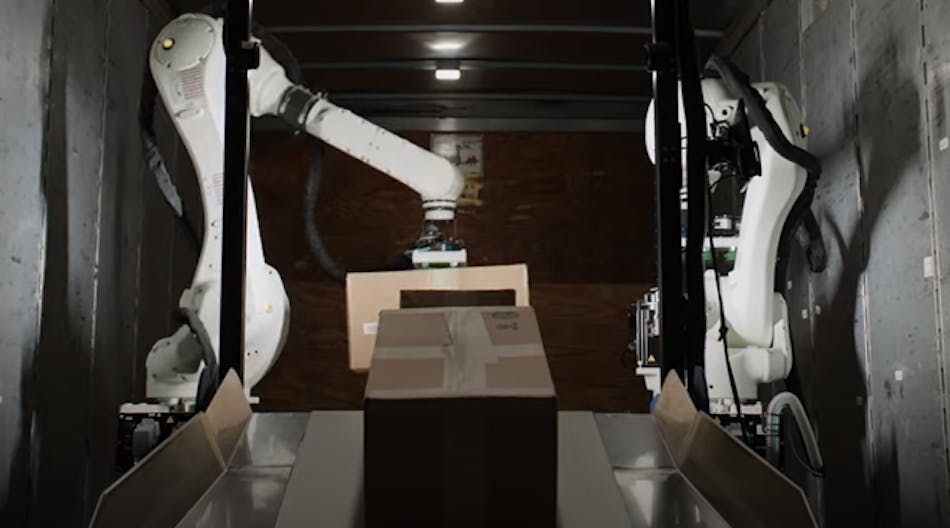 Dex R Robot Stacks Packages On Fed Ex Trailers With Tetris Like Precision