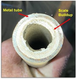 Figure 4. Scale Buildup (image courtesy Mike Sheppard, The Boiler Guy Says)