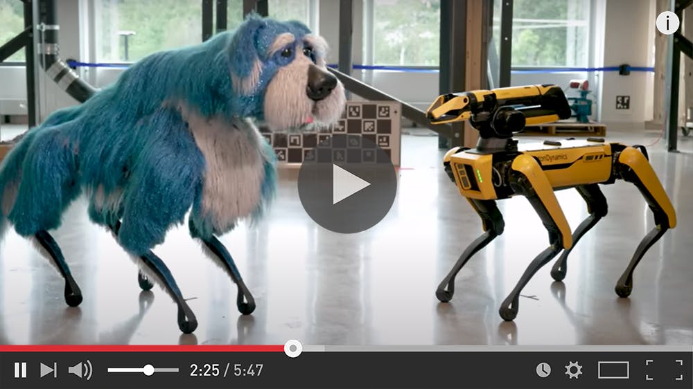 Boston Dynamics creates Muppet-like fur costume for its Spot robot and teaches it to dance