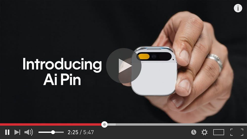 Live out your Star Trek fantasy with the wearable Humane Ai Pin