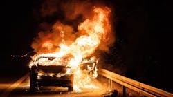 EVs go up in flames at Rivian manufacturing plant in Illinois EVs go up in flames at Rivian manufacturing plant in Illinois