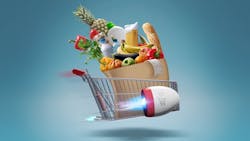 Flying cart takes grocery shopping to new heights — literally Flying cart takes grocery shopping to new heights — literally