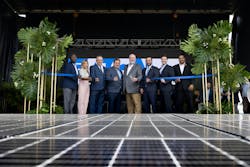 Figure 4: Eaton had a ribbon-cutting ceremony for the project in April 2024, and in September, the project won the 2024 International Energy Project of the Year award from the Association of Energy Engineers. Figure 4: Eaton had a ribbon-cutting ceremony for the project in April 2024, and in September, the project won the 2024 International Energy Project of the Year award from the Association of Energy Engineers.