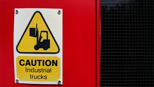 Worker suffers leg fracture, dislocated ankle, and requires metal plate after being struck by forklift