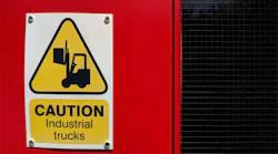 Worker suffers leg fracture, dislocated ankle, and requires metal plate after being struck by forklift