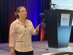 Shelley Penny, CMRP, RMIC, and program manager for asset management at Tampa Electric, describes how she and her team increased the number of functioning cycle chemistry analyzers from 11% to 65% after nine months of focused effort and following a software FMECA process, Shelley Penny, CMRP, RMIC, and program manager for asset management at Tampa Electric, describes how she and her team increased the number of functioning cycle chemistry analyzers from 11% to 65% after nine months of focused effort and following a software FMECA process,