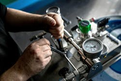 Figure 1. The most effective gas distribution systems move gases from their source to points of use efficiently, effectively, and leak-free. Figure 1. The most effective gas distribution systems move gases from their source to points of use efficiently, effectively, and leak-free.