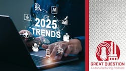 Podcast: What’s next for manufacturing? Key tech and trends to watch in 2025 Podcast: What’s next for manufacturing? Key tech and trends to watch in 2025