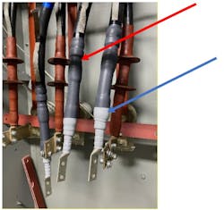 Mismatched ground shields Mismatched ground shields