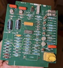 Figure 4: Worn rectifier card Figure 4: Worn rectifier card