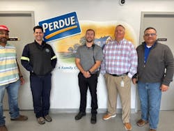 Figure 4b. Perdue Concord M&R Leadership Team: Donnell Eaton, Freeman York, Charlie Hogan, Joseph Johnson, and Gilberto Carrera Figure 4b. Perdue Concord M&R Leadership Team: Donnell Eaton, Freeman York, Charlie Hogan, Joseph Johnson, and Gilberto Carrera