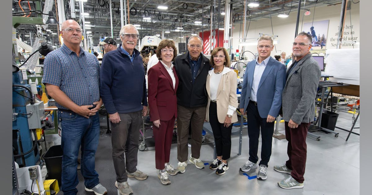 New Balance opens new $65 million Maine factory expansion