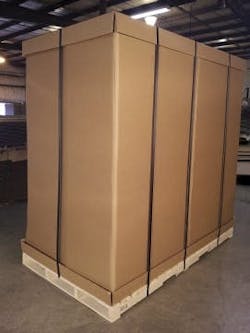 Connecticut-based Packaging and Crating Technologies (PACT) is helping to mitigate moving costs for military families by offering a lightweight, durable and reusable corrugated cardboard container system that transports all household items and equipment more cost-effectively, safely and sustainably. Connecticut-based Packaging and Crating Technologies (PACT) is helping to mitigate moving costs for military families by offering a lightweight, durable and reusable corrugated cardboard container system that transports all household items and equipment more cost-effectively, safely and sustainably.