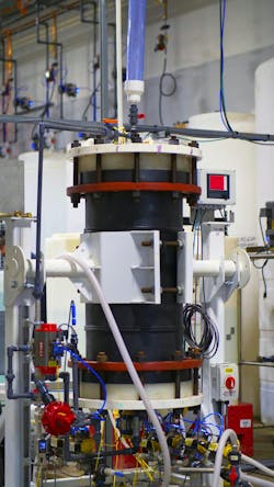 ReElement Technologies refines and recycles critical minerals, including rare earths and battery-grade materials. This equipment contains specialty resins through which the critical minerals or rare earth oxides flow to produce high purity critical battery materials or high purity rare earths. ReElement Technologies refines and recycles critical minerals, including rare earths and battery-grade materials. This equipment contains specialty resins through which the critical minerals or rare earth oxides flow to produce high purity critical battery materials or high purity rare earths.