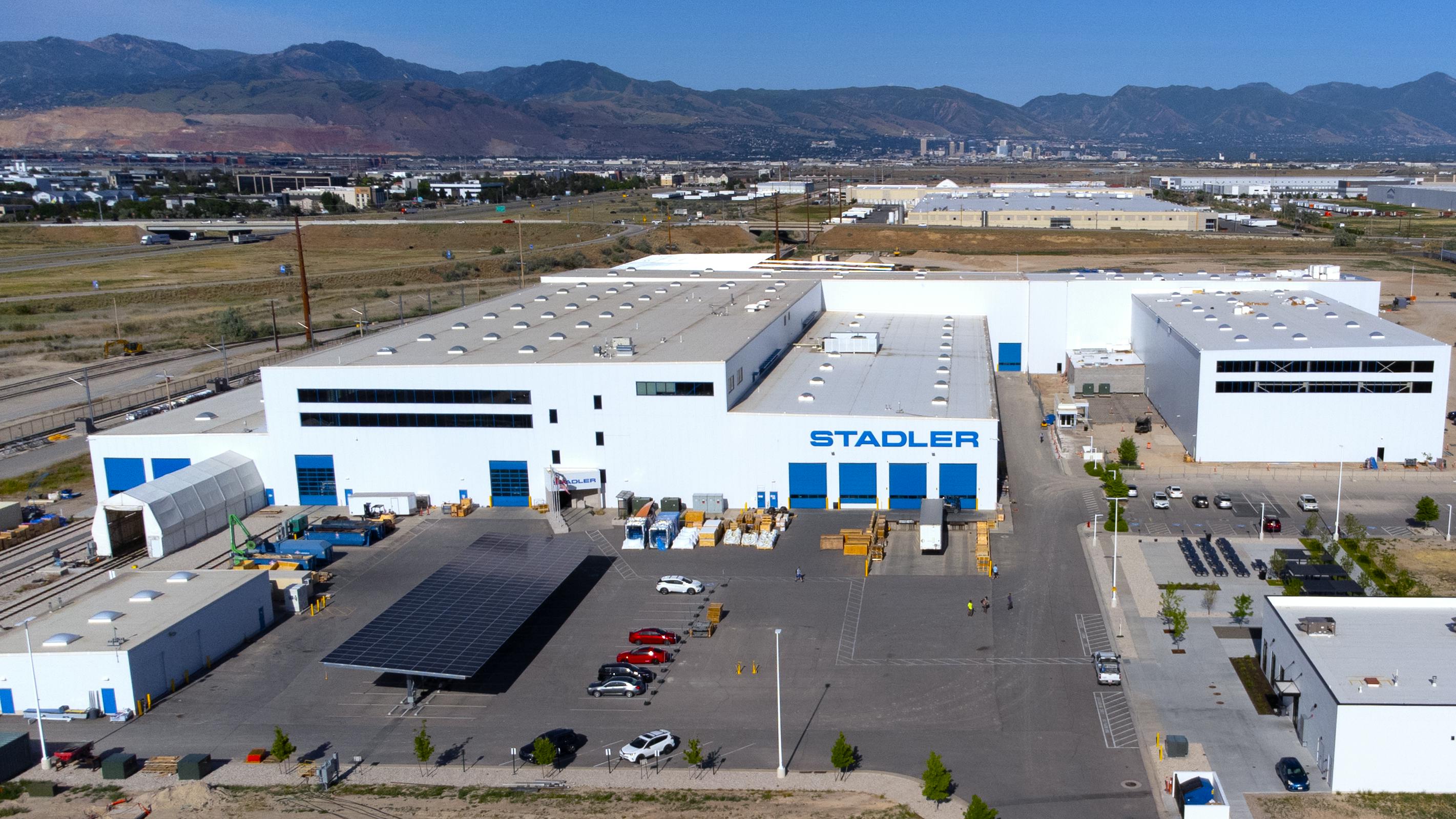 Stadler has opened rail vehicle manufacturing facility expansion in Utah