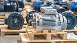 Electric motors on pallets