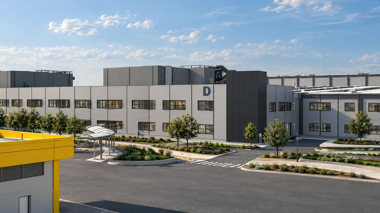 A rendering of the proposed factory expansion in Monterry, Mexico. Image credit: The Lego Group