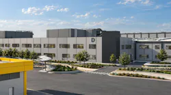 A rendering of the proposed factory expansion in Monterry, Mexico. Image credit: The Lego Group