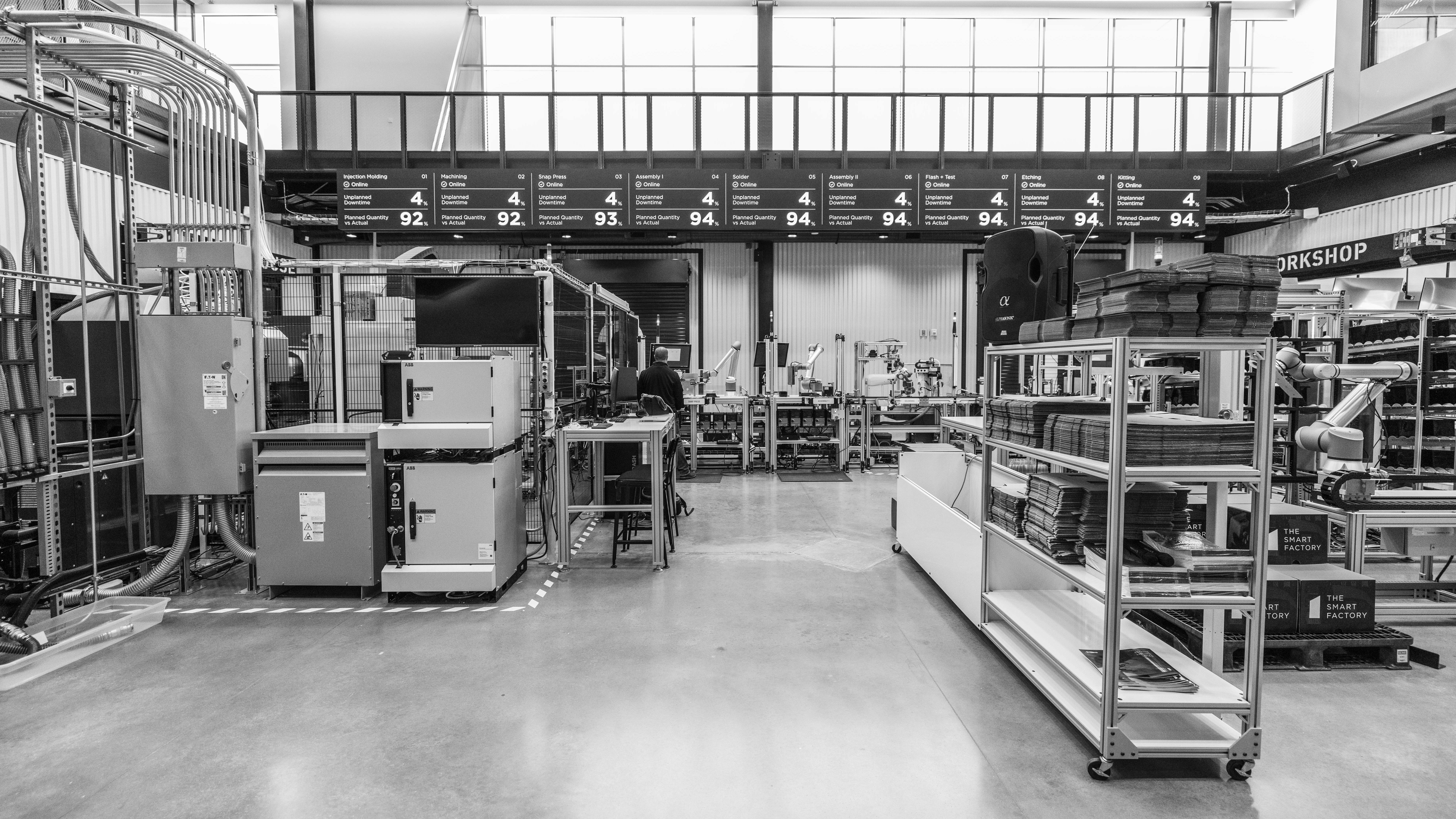 The Smart Factory by Deloitte in Wichita, Kan. demonstrates smart manufacturing technologies like AI, robotics and automation. Image credit: Deloitte